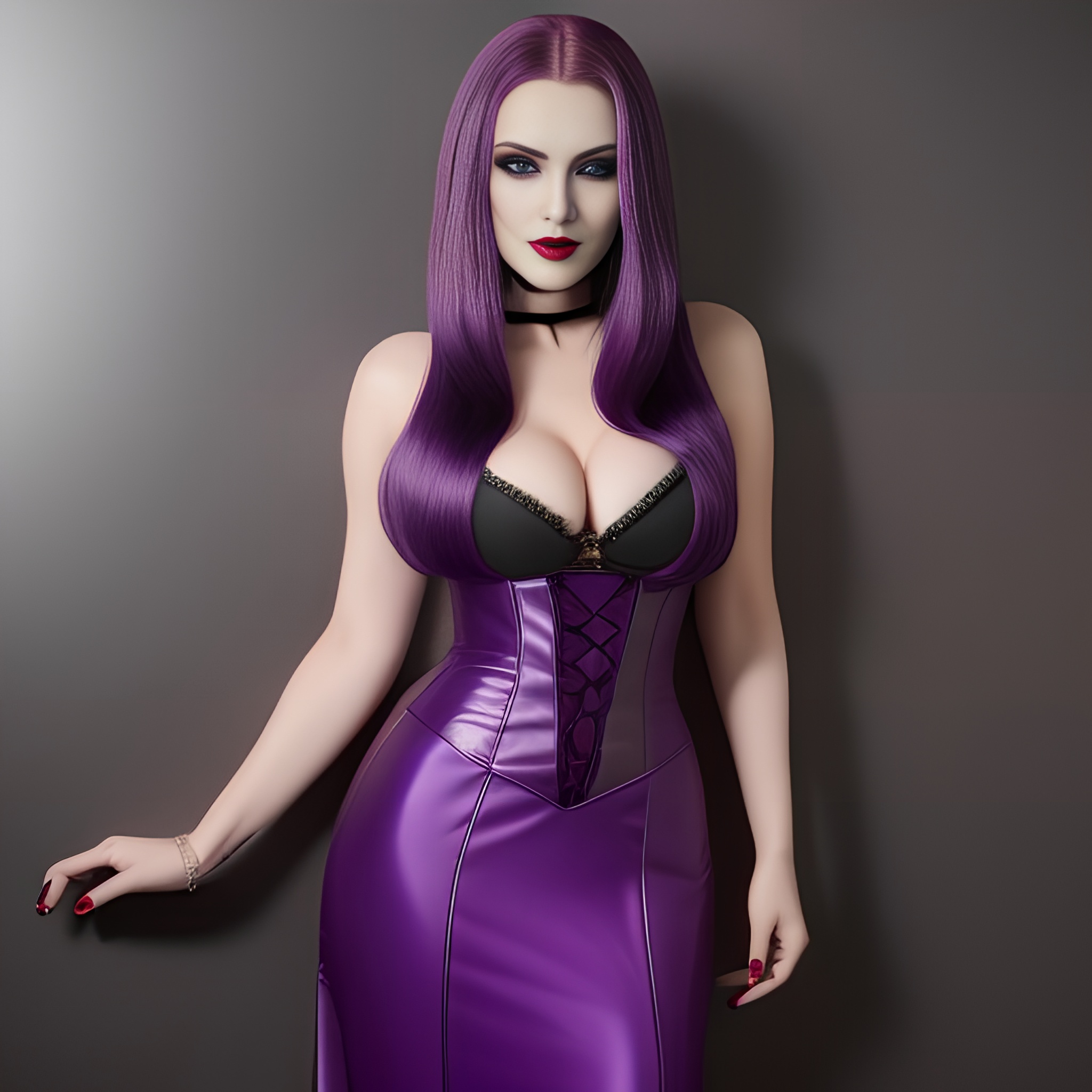 purple hair celebrit